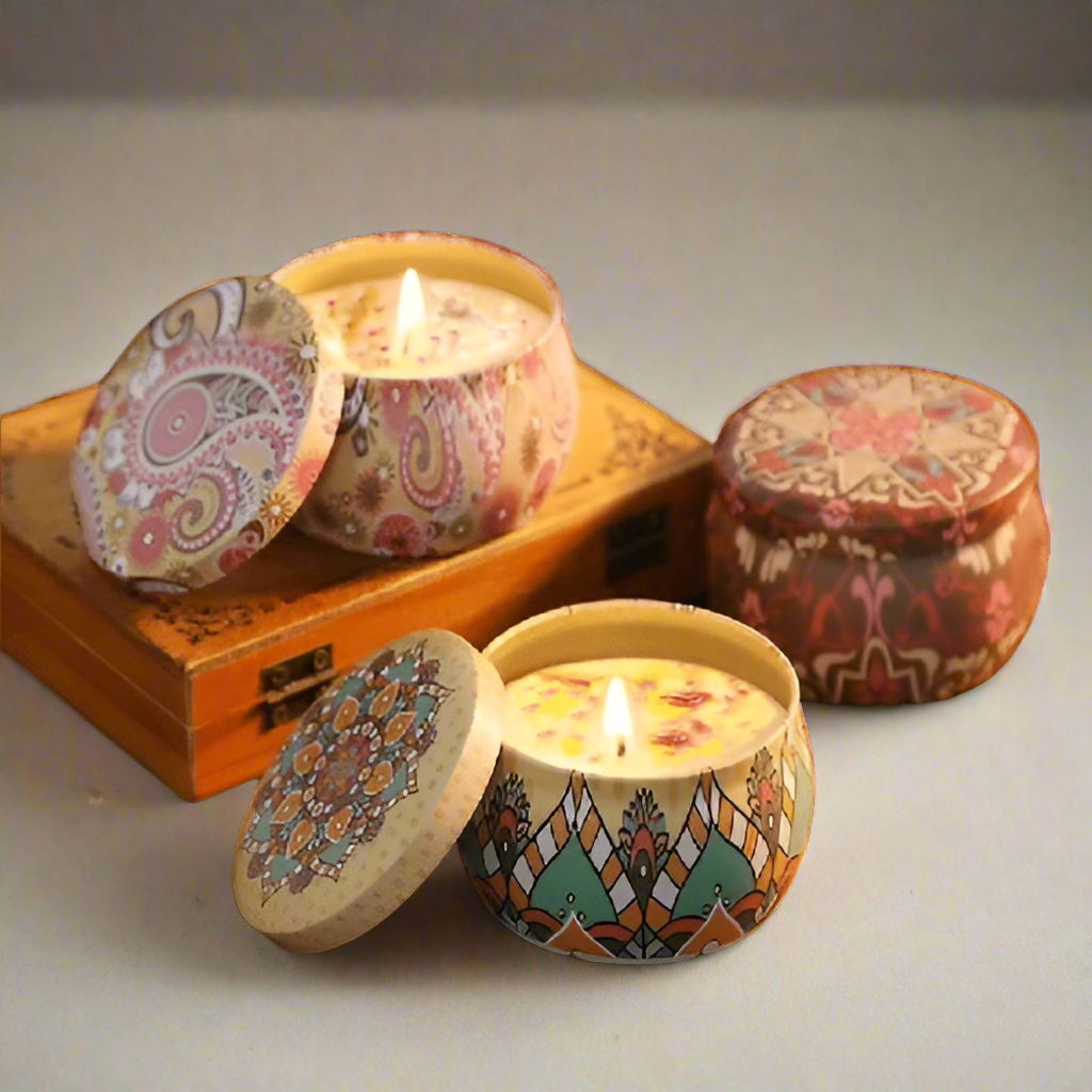 Scented Flower Candles