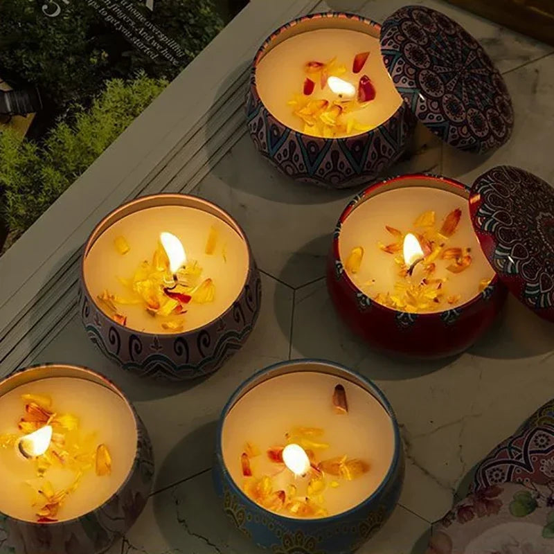 Scented Flower Candles