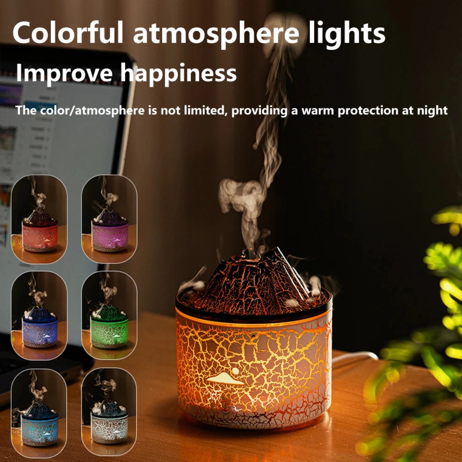 Lava Glow Mini Diffuser & Air Purifier
