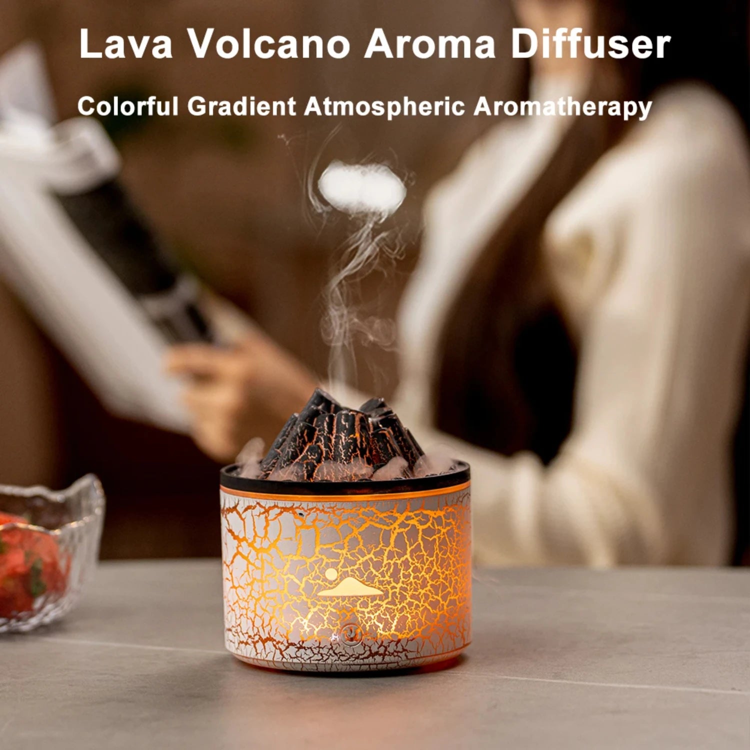 Lava Glow Mini Diffuser & Air Purifier